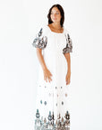 Hilda Embroidered Maxi Dress