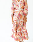 Olivia Patchwork Midi Dress