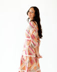 Olivia Patchwork Midi Dress
