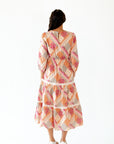 Olivia Patchwork Midi Dress