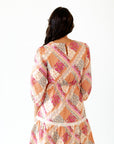 Olivia Patchwork Midi Dress
