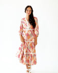 Olivia Patchwork Midi Dress