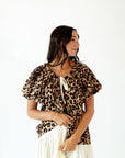 Brynn Leopard Print Top