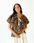Brynn Leopard Print Top