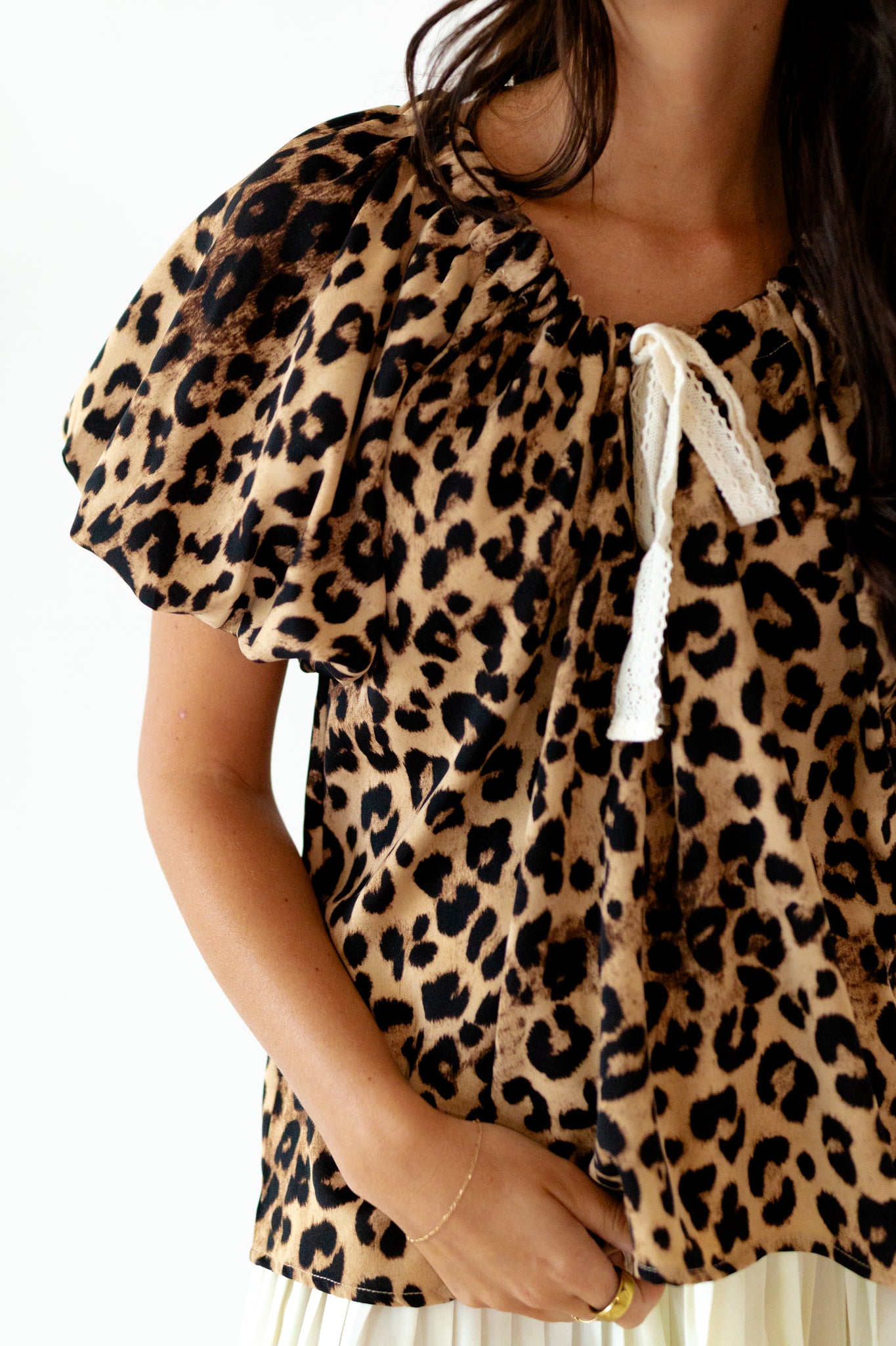 Brynn Leopard Print Top