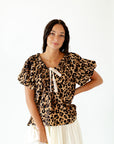 Brynn Leopard Print Top