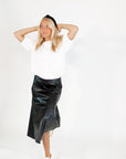 Robbie Vegan Leather Skirt