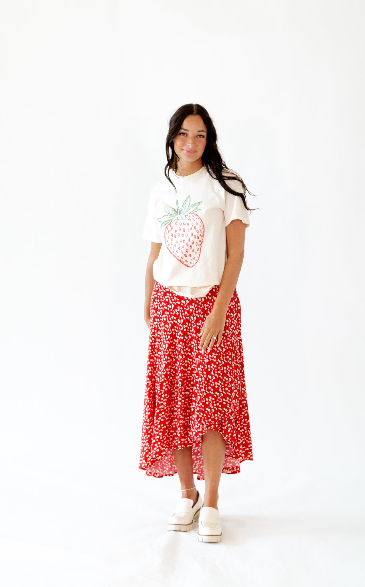 Berti Floral Wrap Skirt