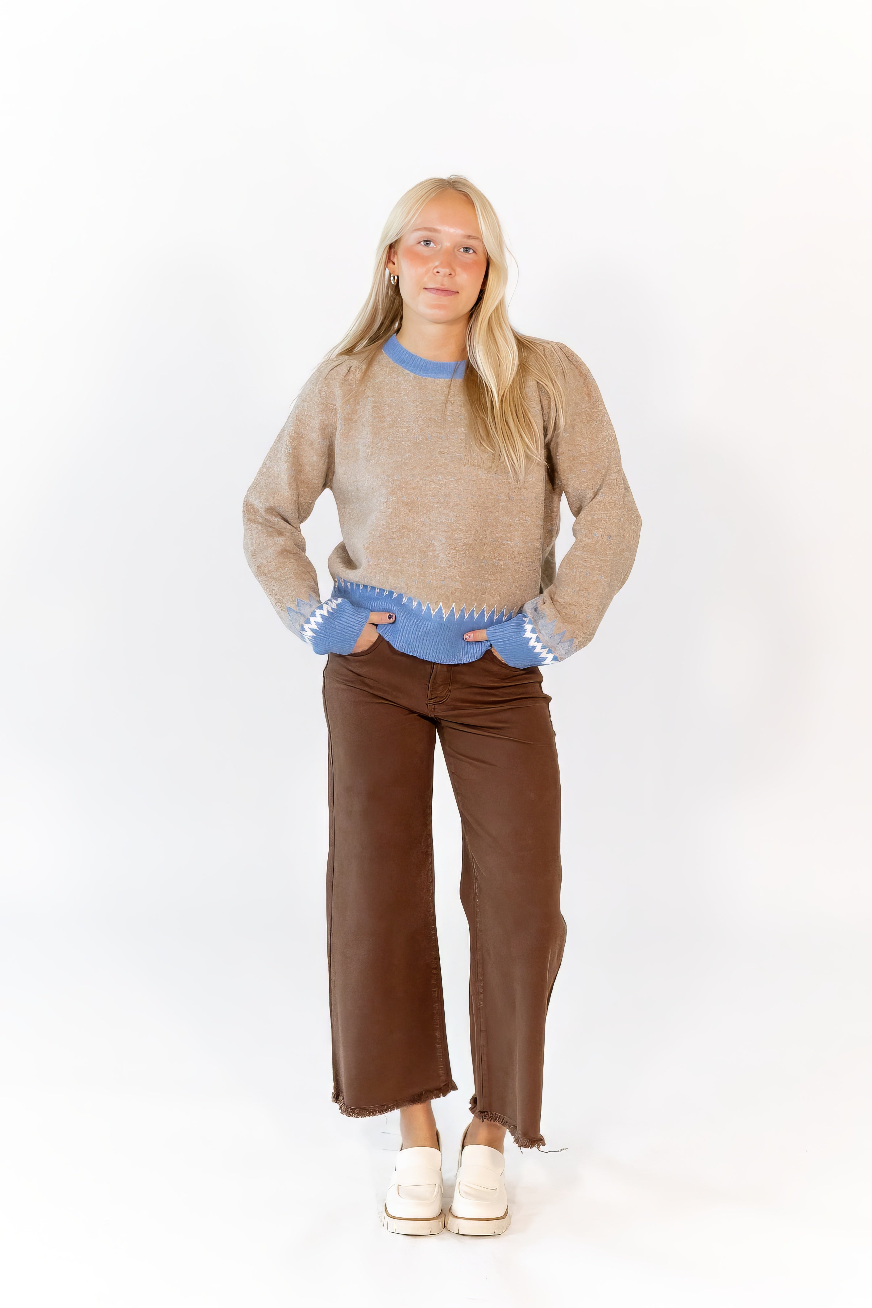 Sandra Colorblocked Sweater