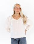 Oscar Crochet Detail Top
