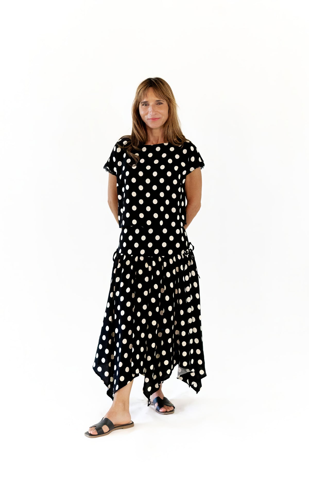 Kitty Polka Dot Skirt