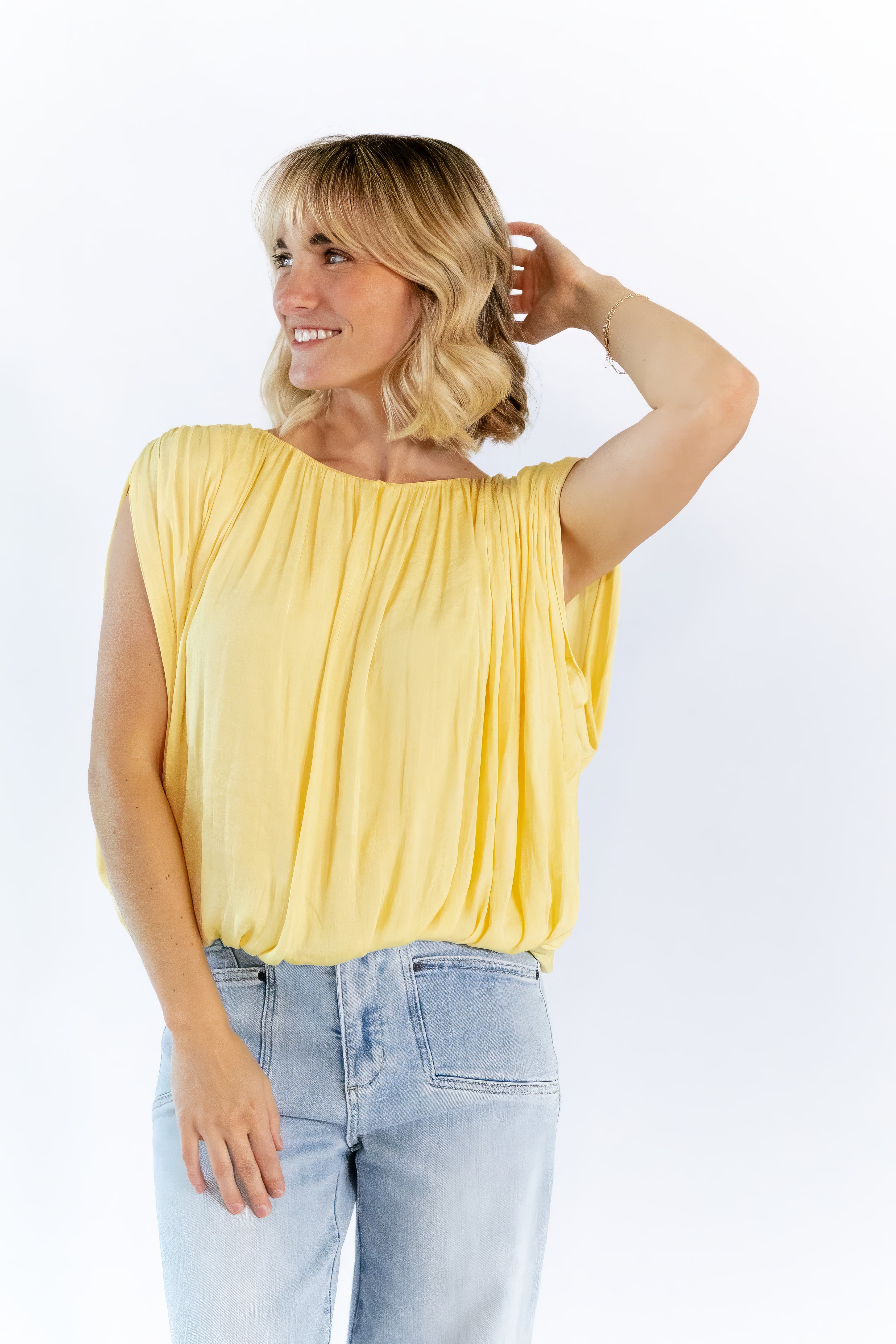 Denny Pleated Top