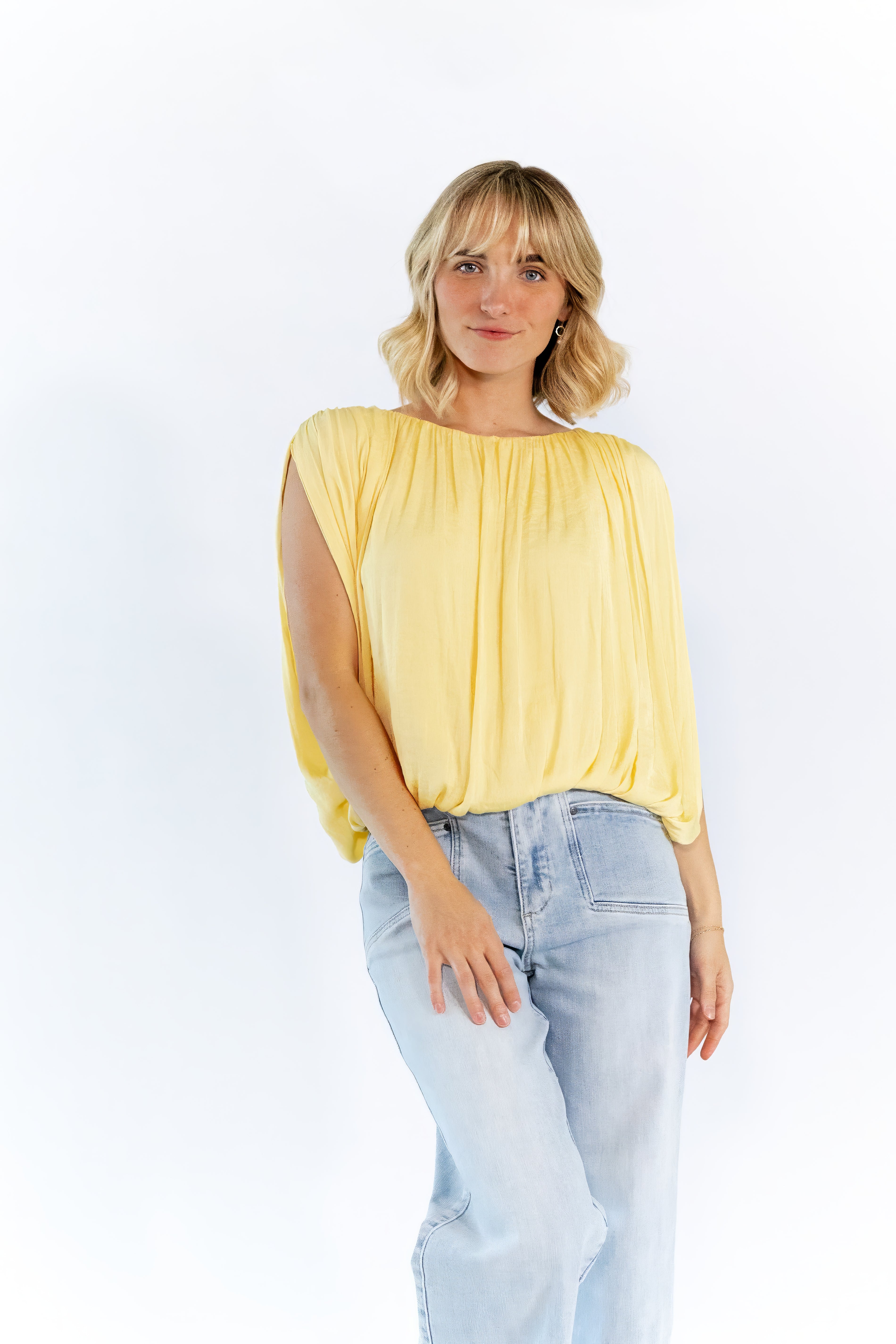 Denny Pleated Top