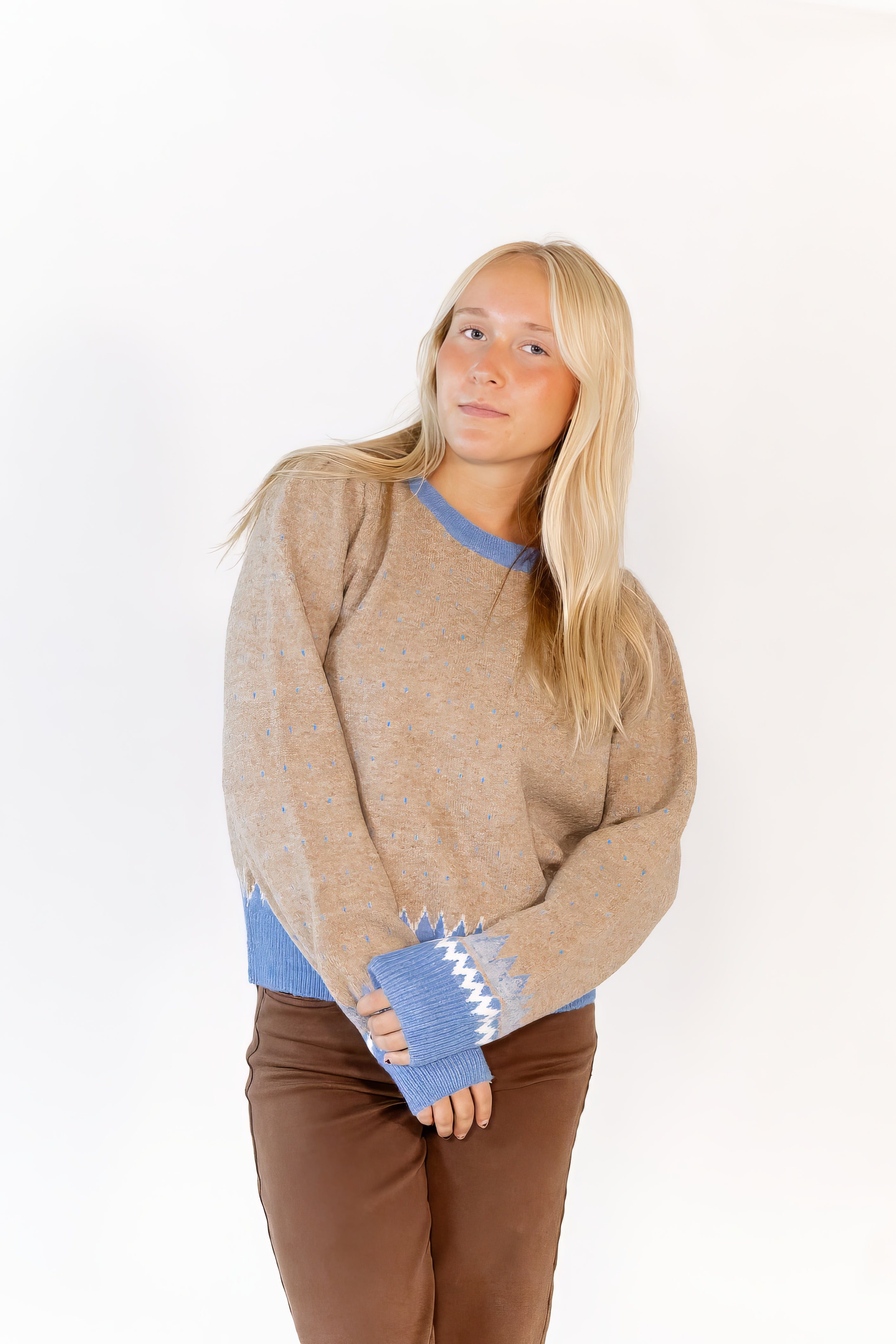 Sandra Colorblocked Sweater