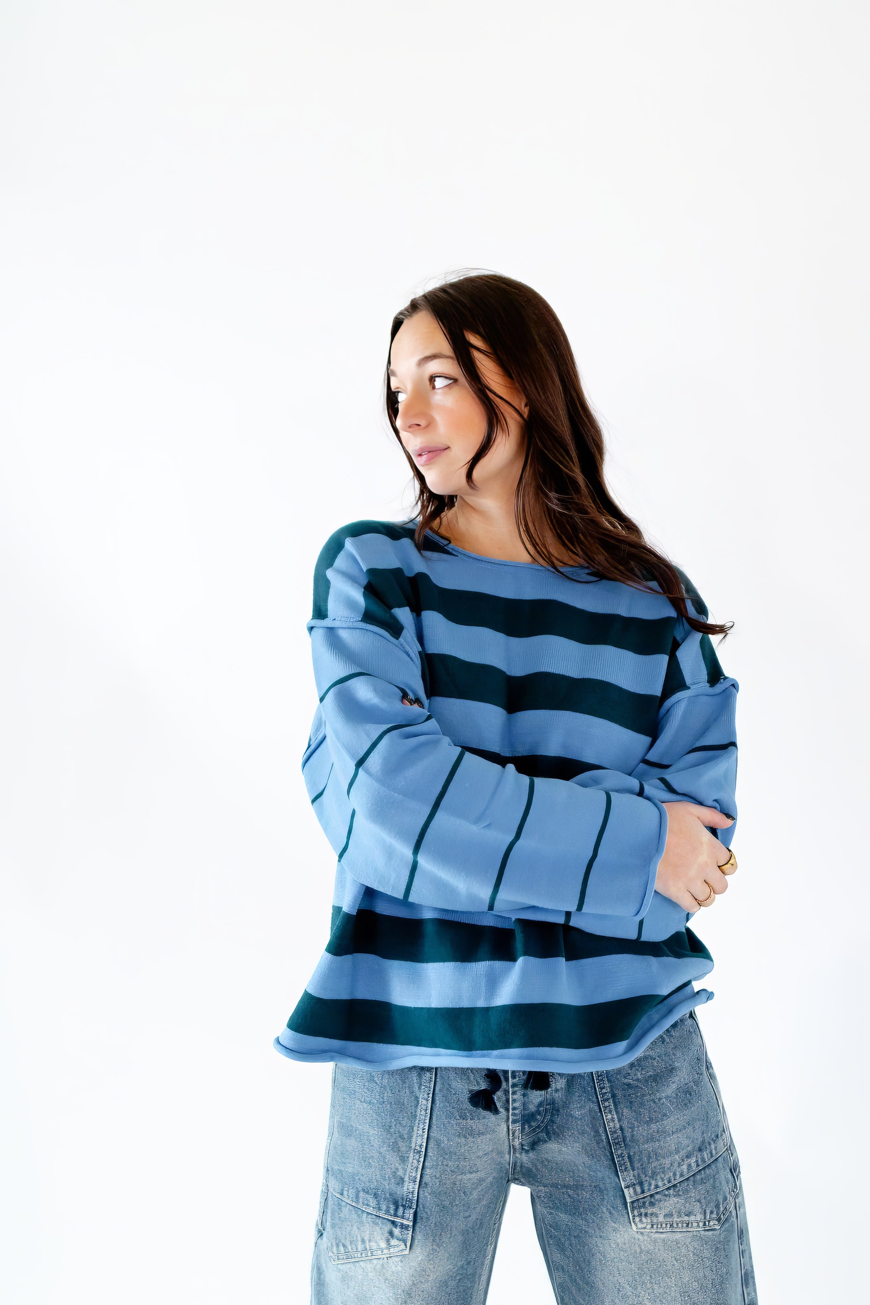 Elysia Striped Sweater