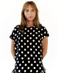 Kitty Polka Dot Top