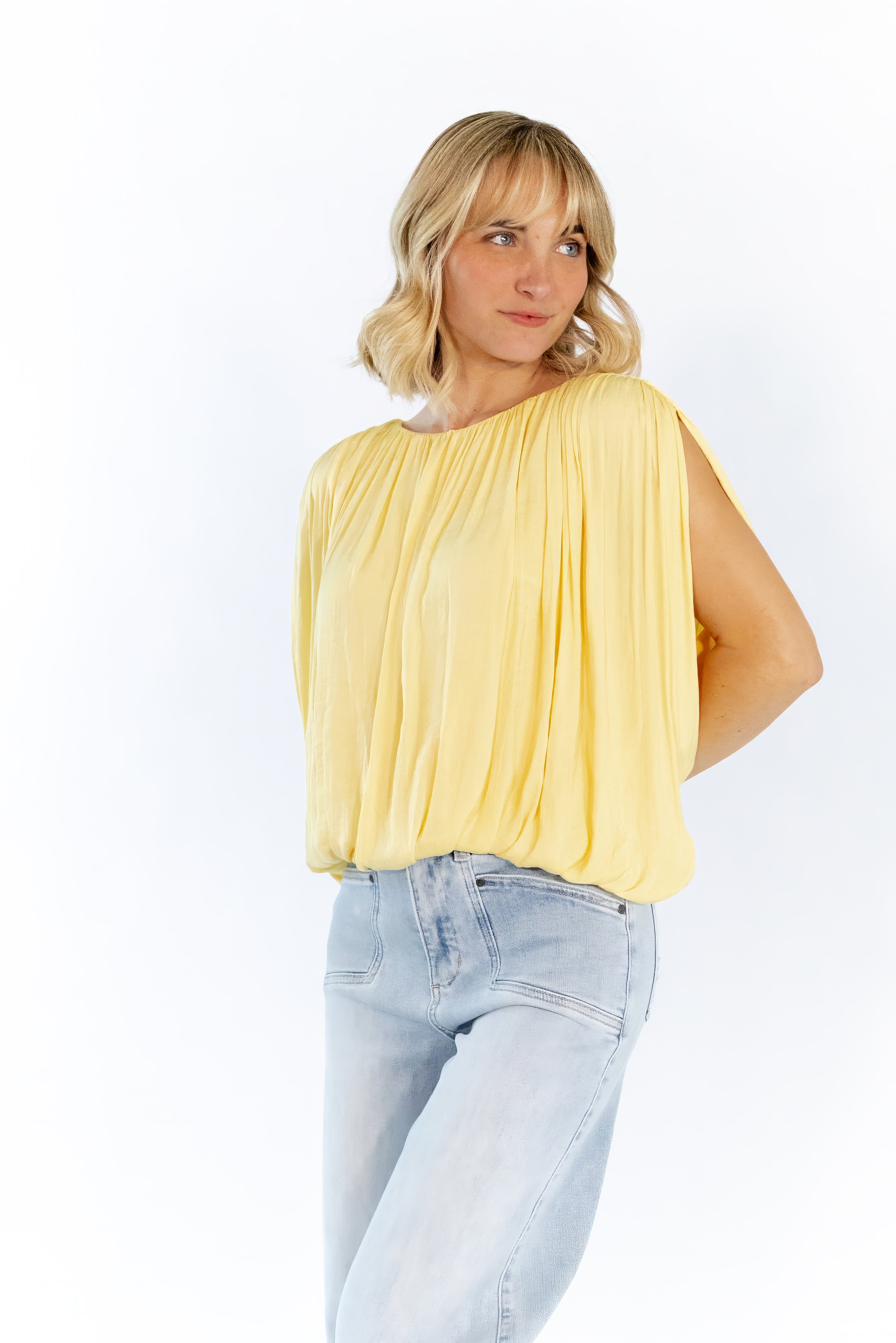 Denny Pleated Top