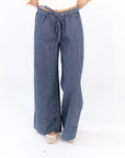 Roux Striped Cotton Pants