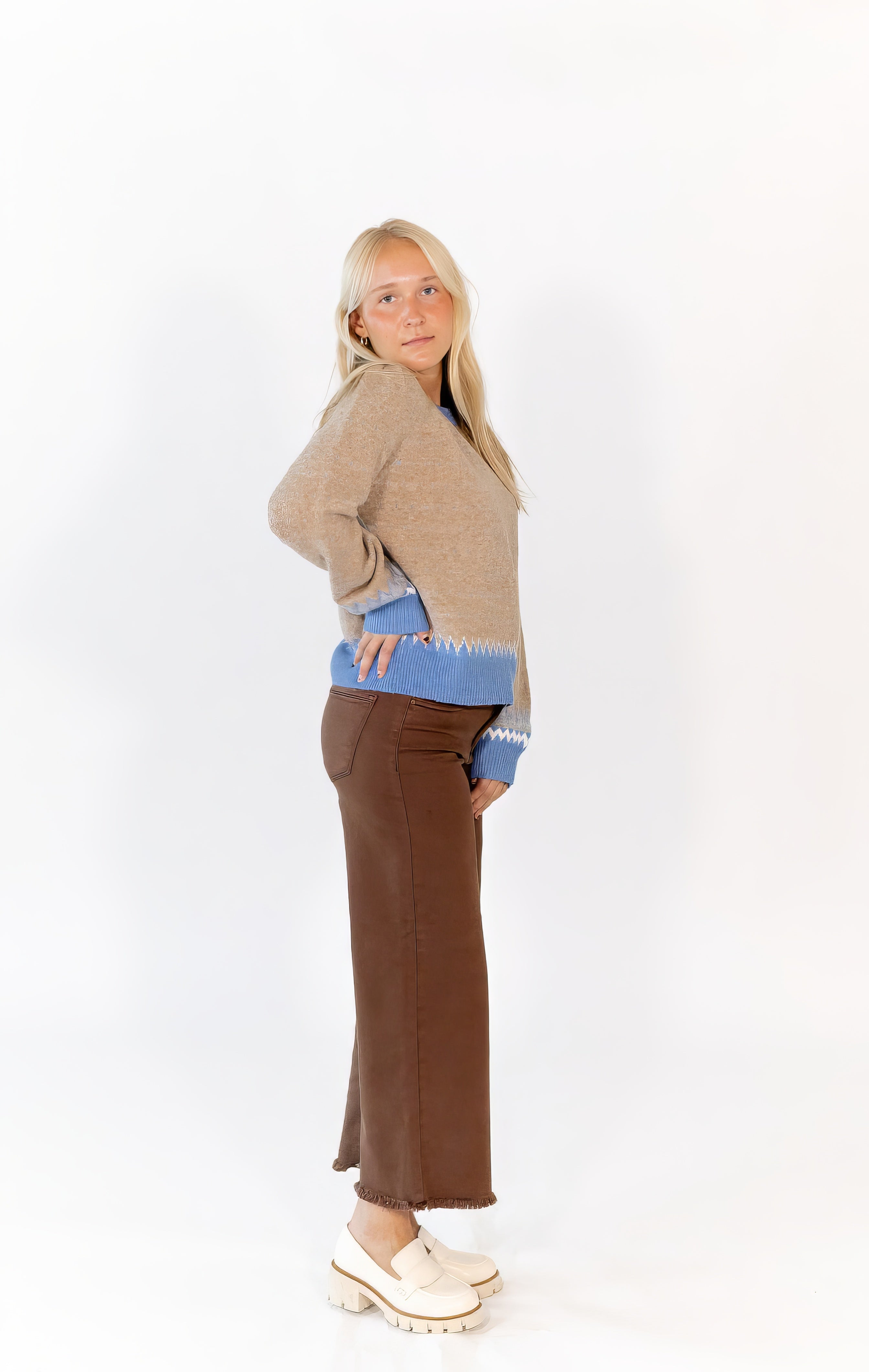 Sandra Colorblocked Sweater