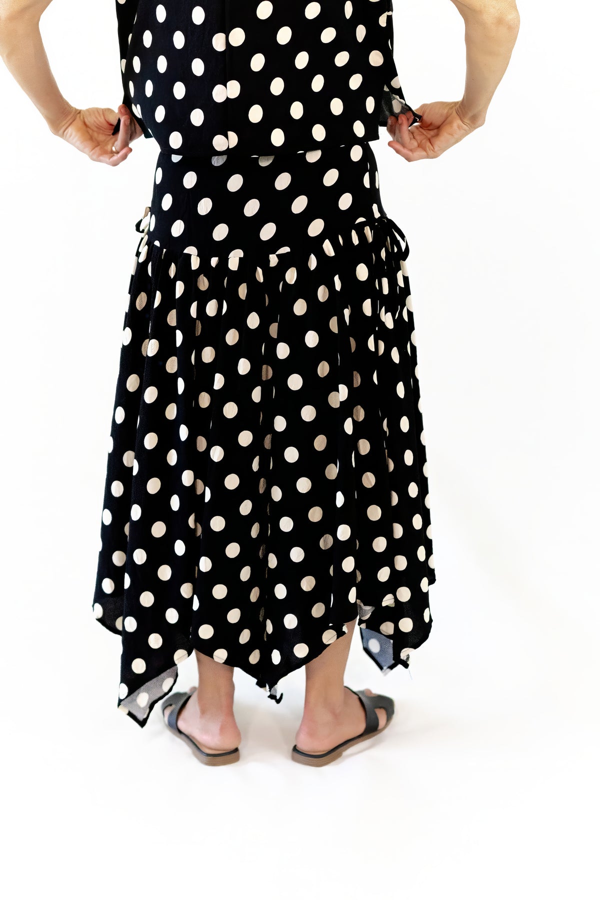 Kitty Polka Dot Skirt