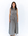 Lucia Smocked Gingham Maxi Dress  ⤫ Restocked