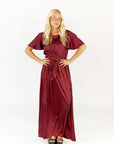 Vince Tie Waist Maxi Dress