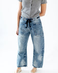 Kayla Denim Barrel Pants