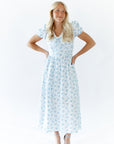 Imogen Floral Dress · Blue