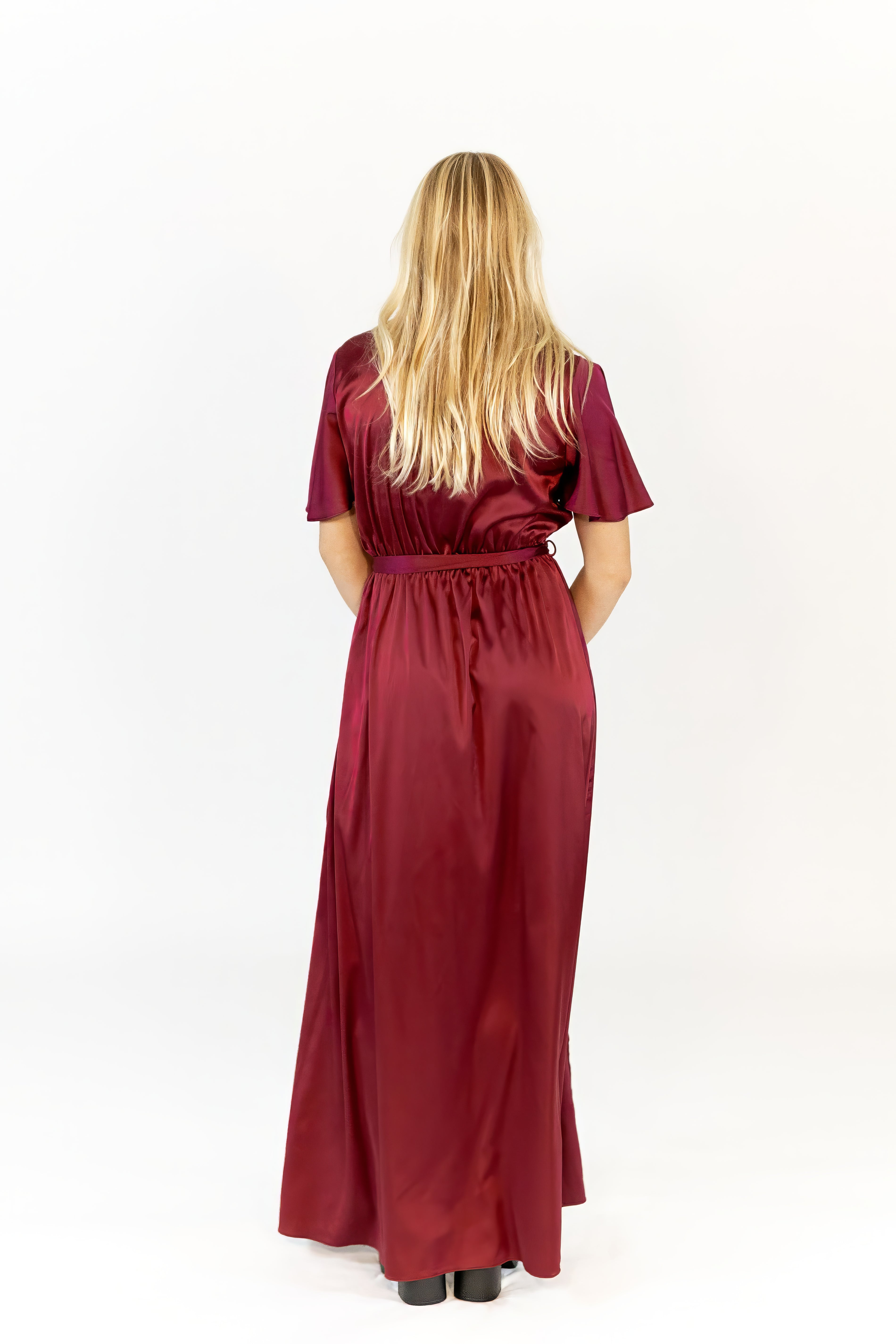 Vince Tie Waist Maxi Dress