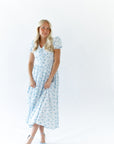 Imogen Floral Dress · Blue