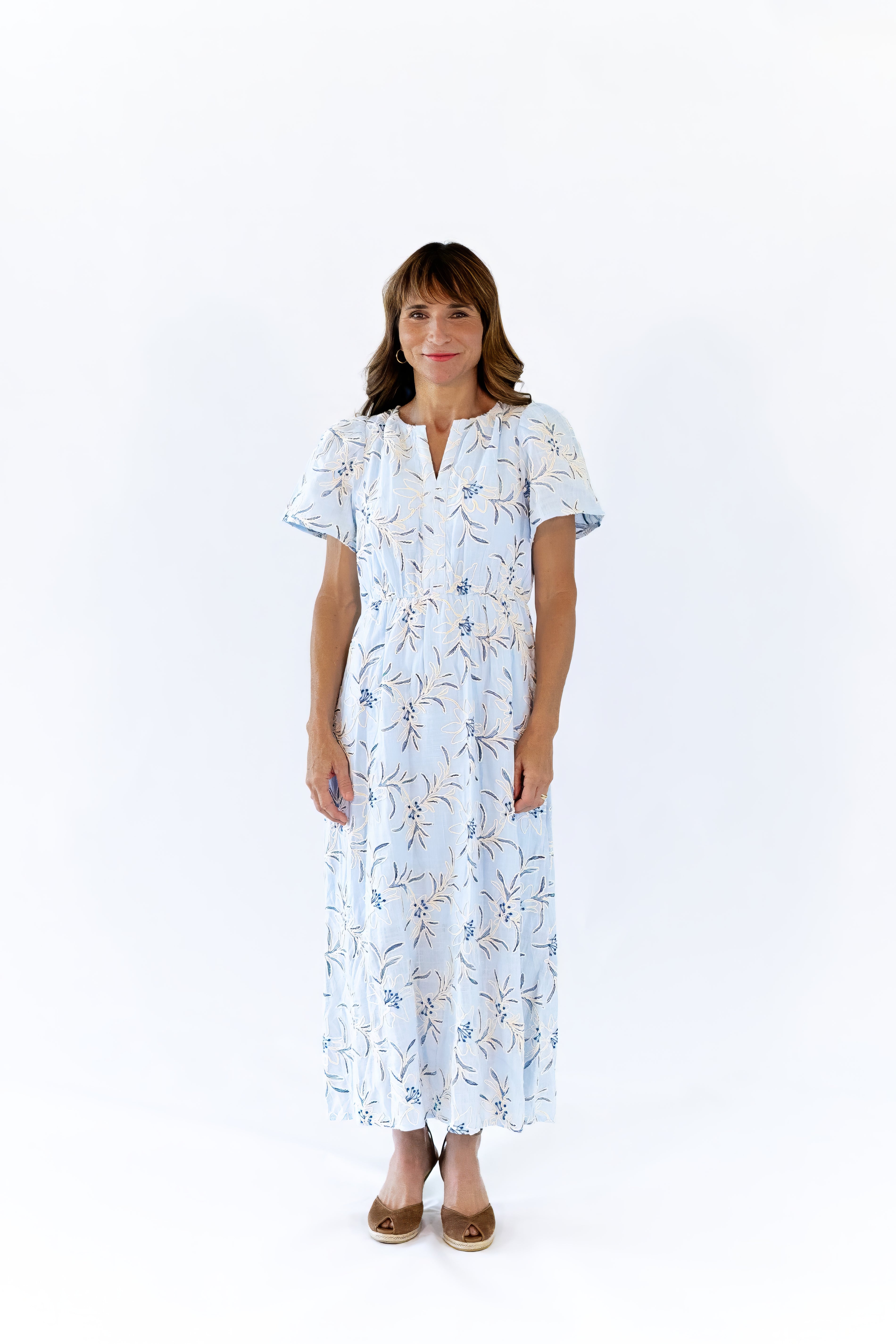 Fount Embroidered Dress