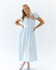 Imogen Floral Dress · Blue