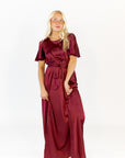 Vince Tie Waist Maxi Dress