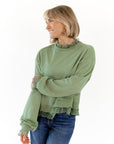 Dahlia Lace Trim Top