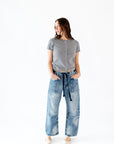 Kayla Denim Barrel Pants