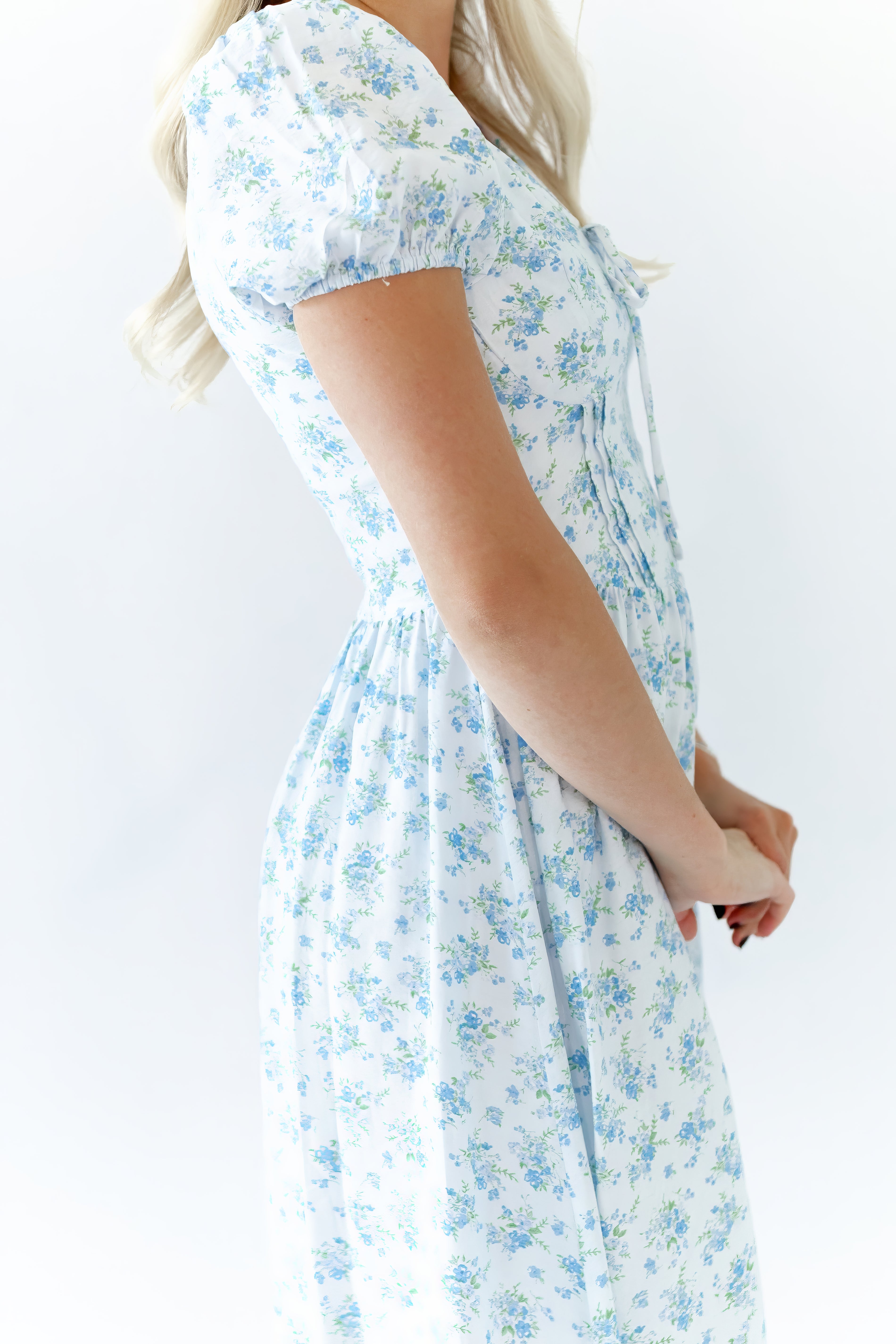 Imogen Floral Dress · Blue