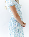 Imogen Floral Dress · Blue
