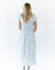 Imogen Floral Dress · Blue
