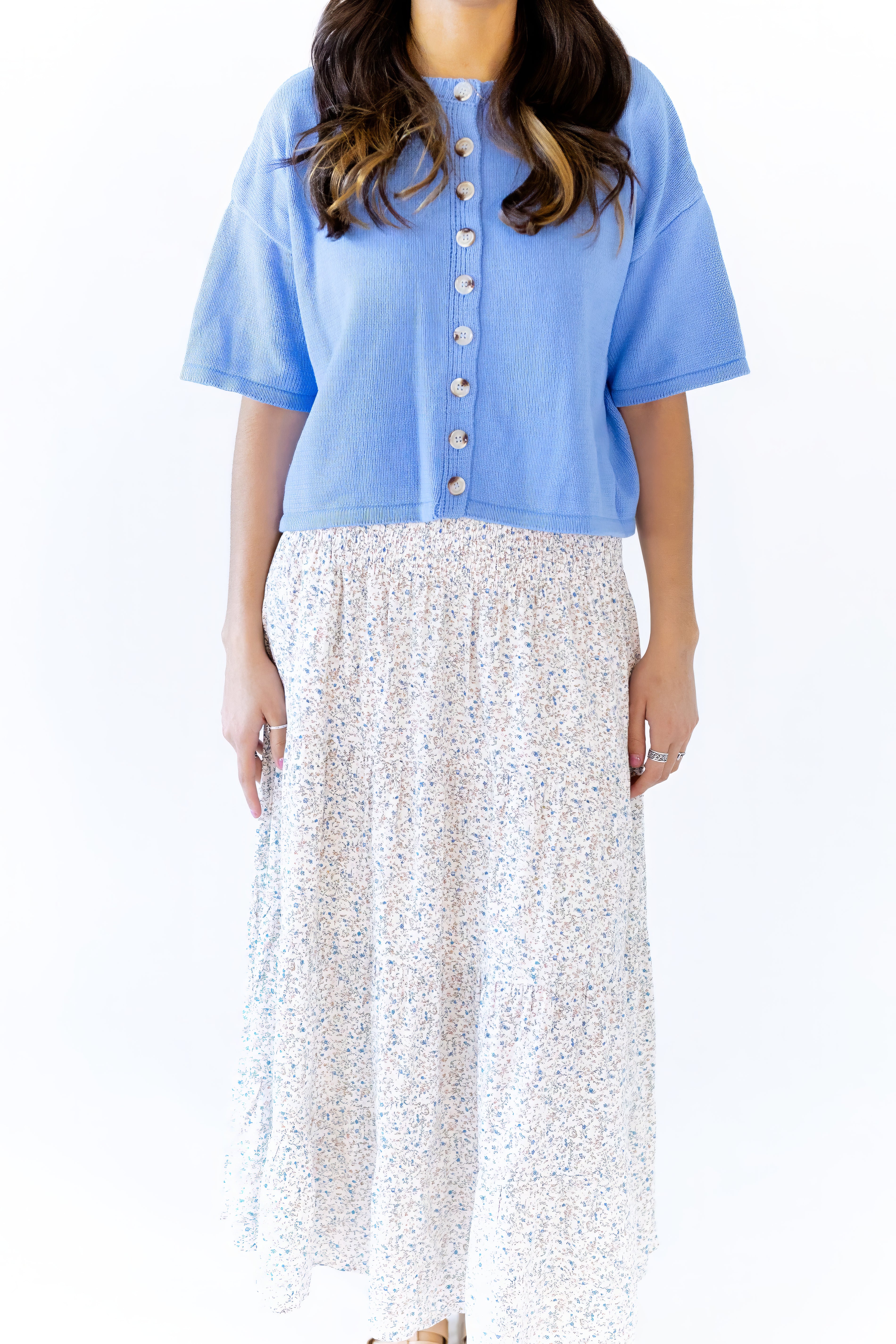 Cam Knit Button Up Cardigan