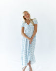 Imogen Floral Dress · Blue