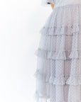 Shannon Tiered Ruffle Skirt Midi Dress