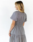 Marni Gingham Midi Dress · Navy