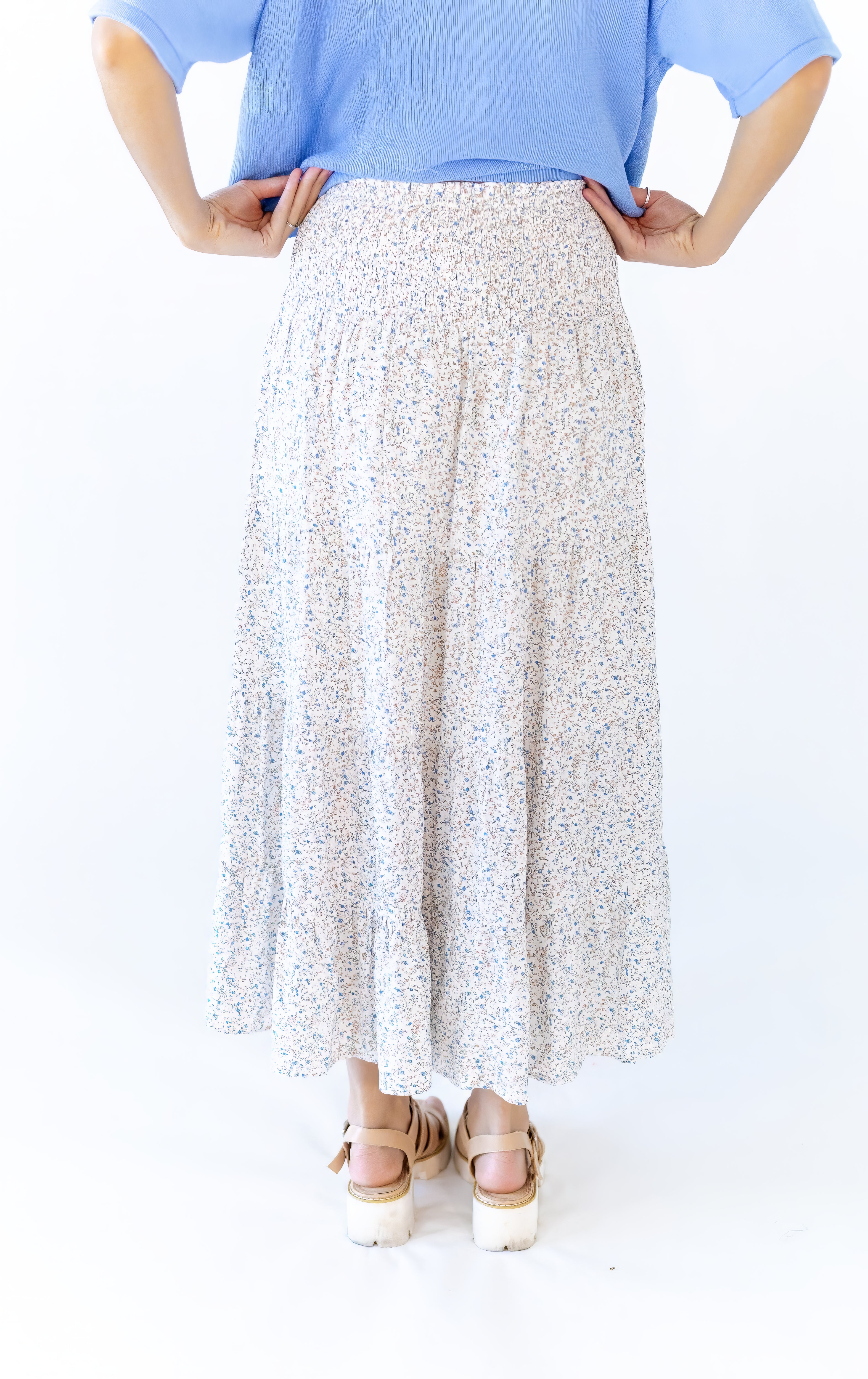 Ayla Ditsy Floral Skirt