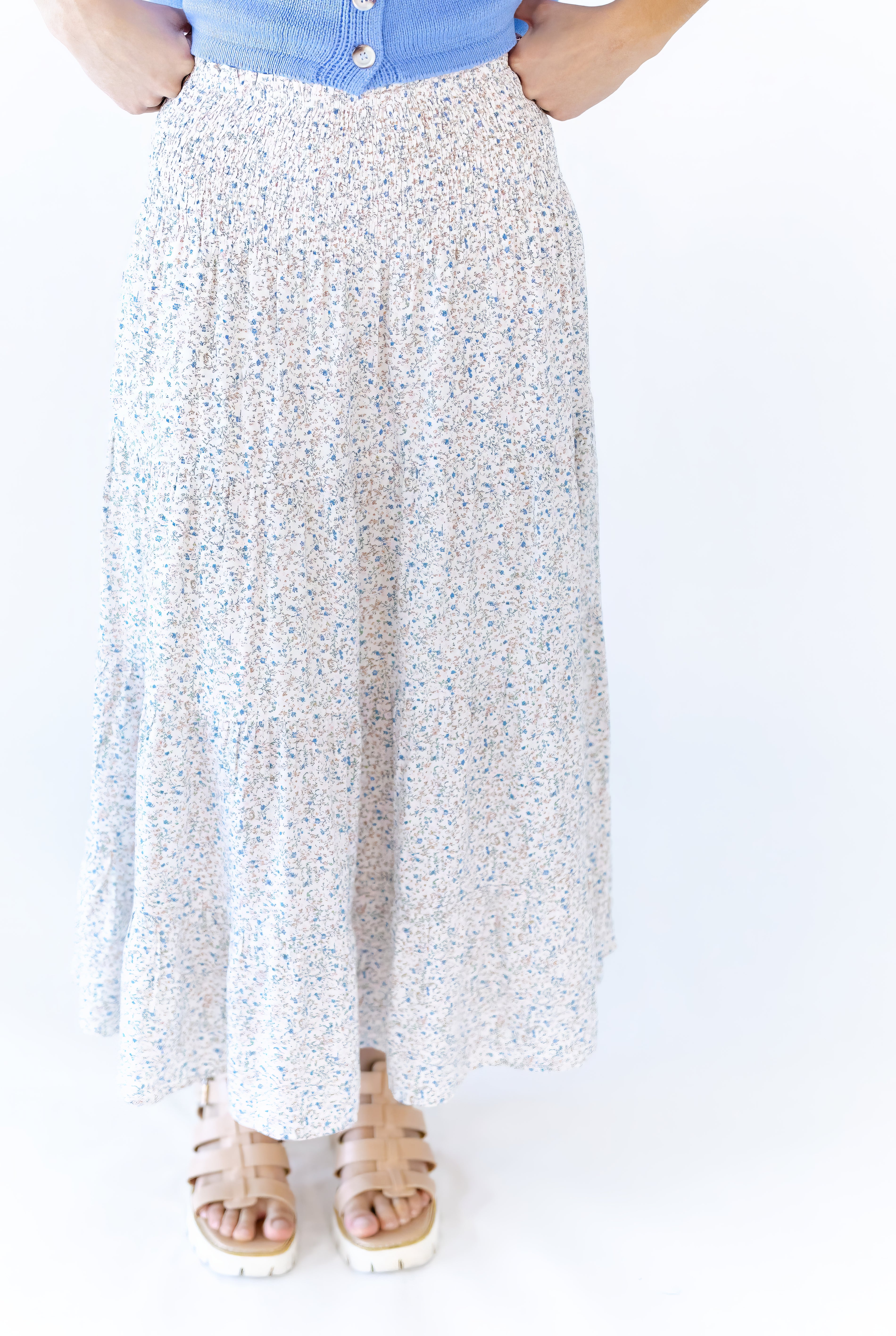 Ayla Ditsy Floral Skirt