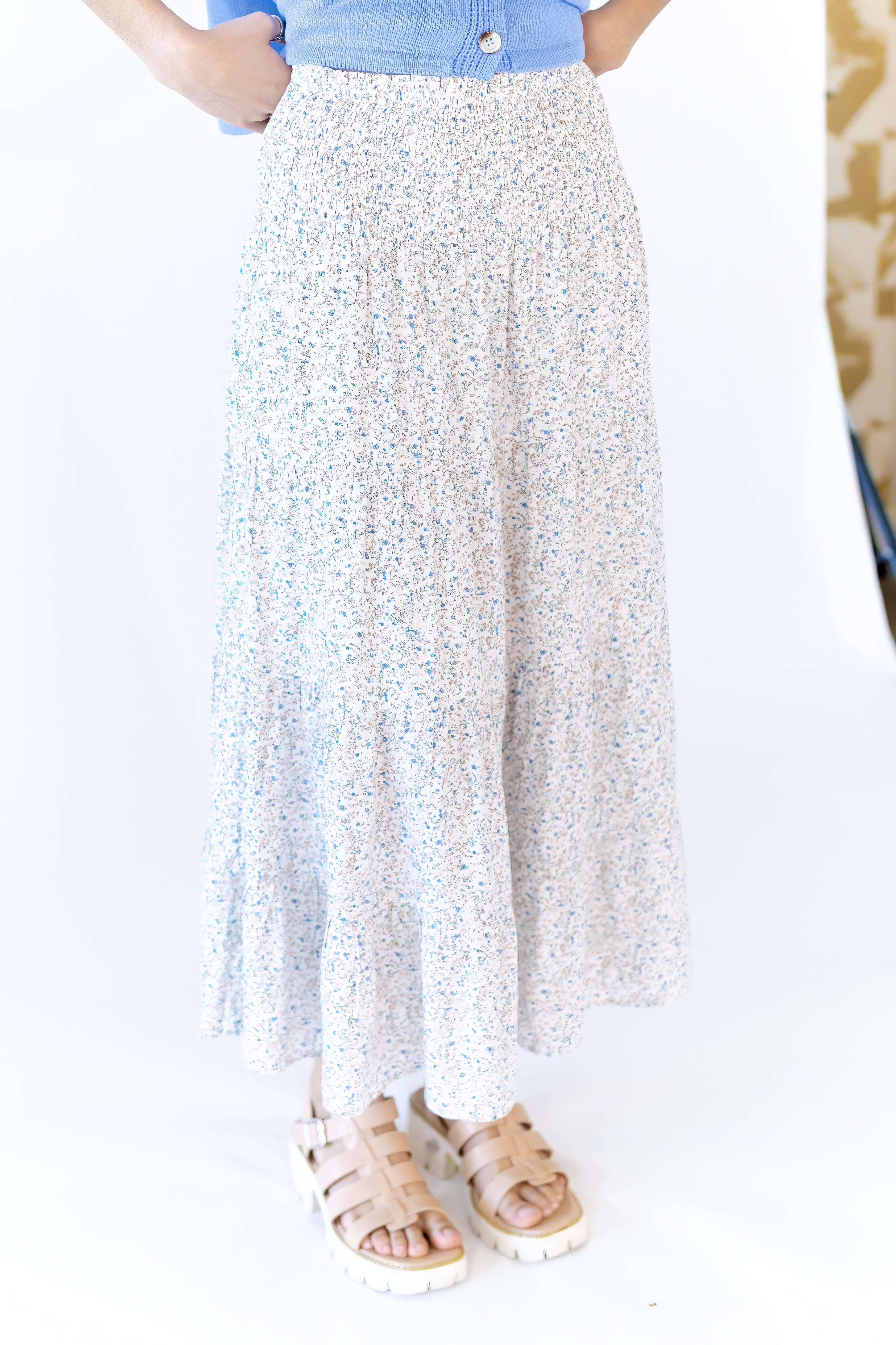 Ayla Ditsy Floral Skirt