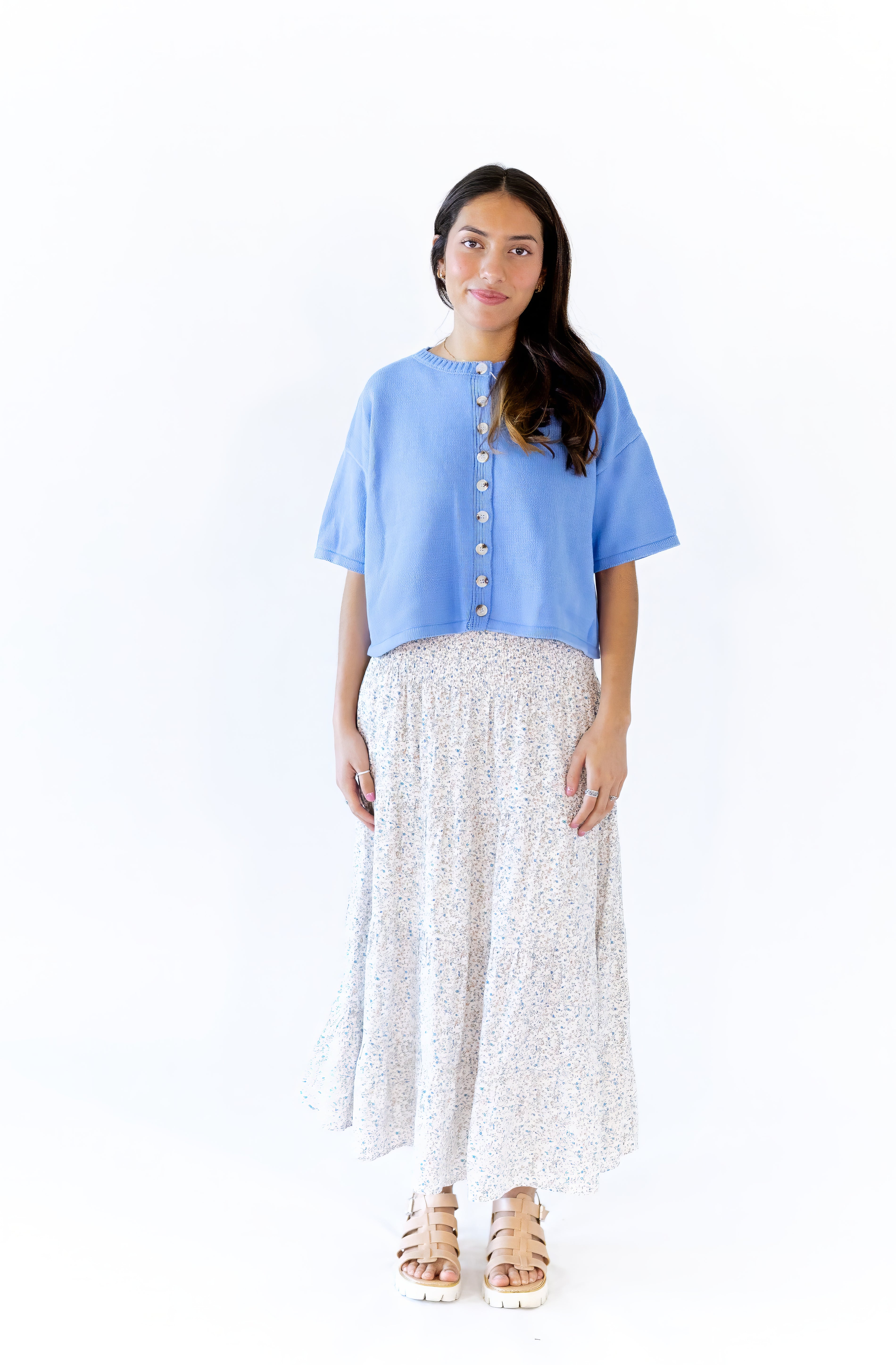 Cam Knit Button Up Cardigan