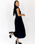 Corinne Ruffle Sleeve Midi Dress