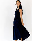 Corinne Ruffle Sleeve Midi Dress
