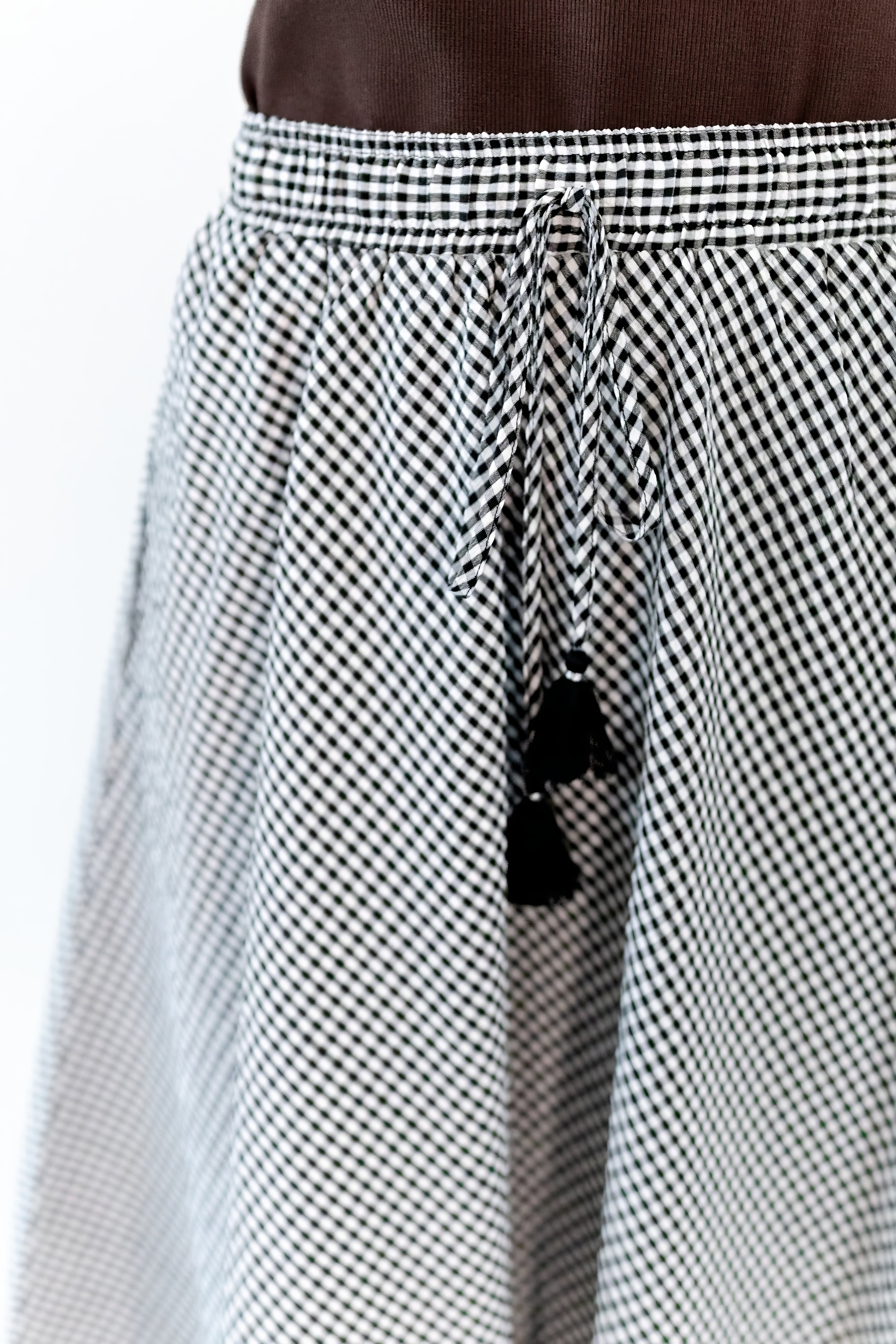 Herman Gingham Check Skirt