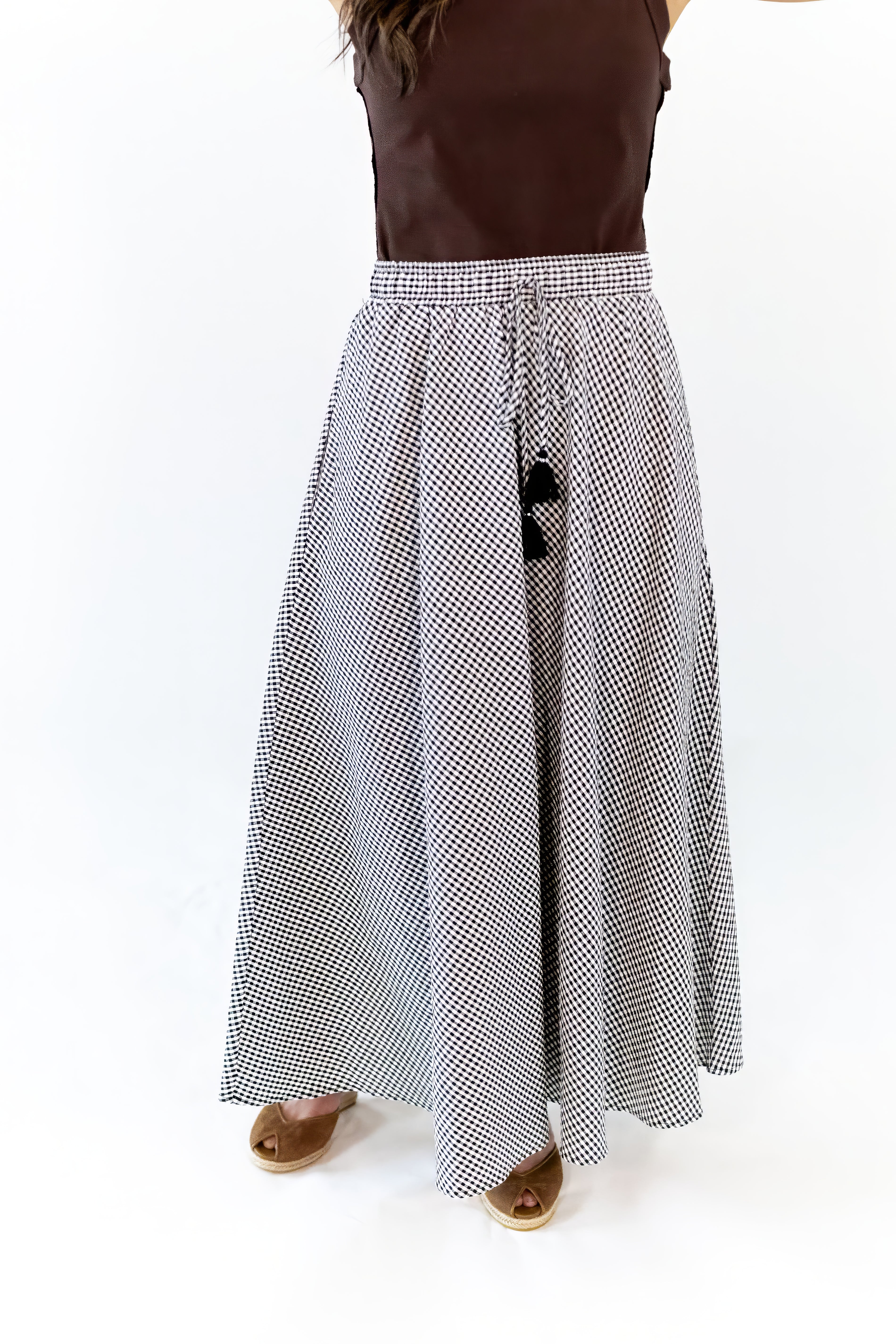 Herman Gingham Check Skirt